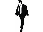  Man In Suit 2 0 Decal