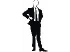  Man In Suit 2 1 Decal