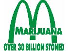  Marijuana 3 0 Billion Stoned Decal