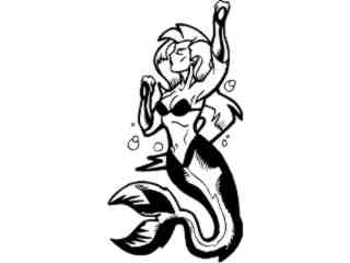  Mermaid Arm Up_ G D G Decal Proportional