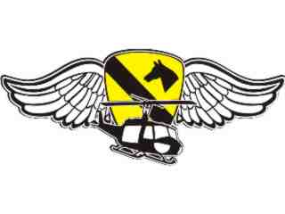  Military Cavalry Wings_ C L 1 Decal Proportional
