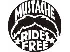  Mustache Rides Free Decal