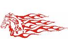  Mustang Horse Flame 0 5 A F 1 Decal
