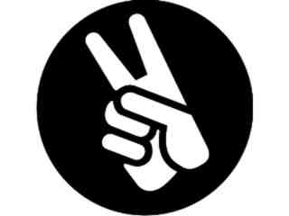  Peace Cirle Decal Proportional