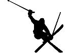  Ski Jump Man Decal