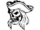  Skull Pirate 1 Decal
