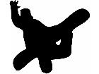  Snow Boarder Silhouette Decal