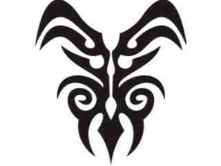  Tribal Tattoo Classic_ 0 0 7 A_ 0 0 5 5 Decal Proportional