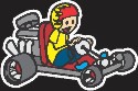 Go-Cart Family Sticker Boys Boys Family Sticker