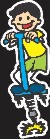 Pogo Stick Family Sticker Boys Boys Family Sticker