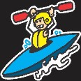Kayak Family Sticker Boys Boys Family Sticker