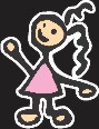 Simple Family Sticker Girls Girls Family Sticker