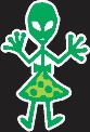 Alien Family Sticker Girls Girls Family Sticker