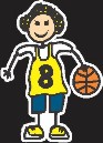 Basketball Family Sticker Girls Girls Family Sticker