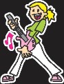 Rock n Roll Family Sticker Girls Girls Family Sticker