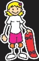 Skateboard Family Sticker Girls Girls Family Sticker