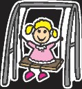 Swinging Family Sticker Girls Girls Family Sticker