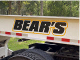 Bear's Towing's custom vinyl sticker project