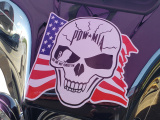 POW MIA Motorcycle's custom vinyl sticker project