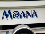 Moana Center Console's custom vinyl sticker project