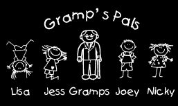 gramps pals family sticker