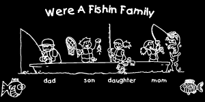 fishing family decal