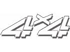  4 X 4 G M C Decal