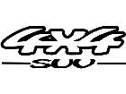  4 X 4 S U V Decal