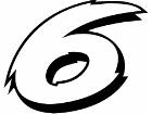  6 Racing 1 Decal