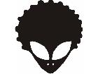  Alien Black Decal
