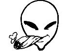  Alien Blunt Decal