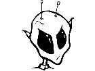  Alien Head Tenna M B 1 Decal