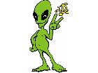  Alien Peace G D 1 Decal