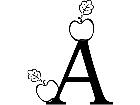  Alphabet Fun Letter A 0 9 0 V A 1 Decal