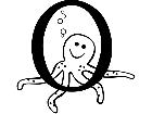  Alphabet Fun Letter O 0 9 0 V A 1 Decal