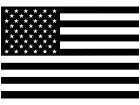  American Flag One Color Decal