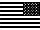  American Flag One Color R E V Decal