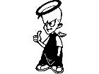  Angel Boy Decal