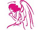  Angel Pray 1 Decal