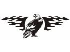  Animal Flames Bald Eagle 0 9 4b A F 1 Decal