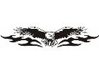  Animal Flames Bald Eagle 1 0 0b A F 1 Decal