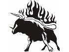  Animal Flames Bull 0 5 5b A F 1 Decal