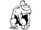  Ape Gorilla Pound M B 1 Decal