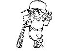  Baseball Boy Cool Decal