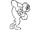  Basketball Bulldog Ball Crusher M B 1 Decal