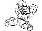  Basketball Bulldog Rear Dunk M B 1 Decal
