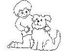  Boy And Dog 0 5 1 V A 1 Decal