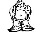  Budda Hello Decal
