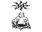  Budda Thumbs Up Sun Decal
