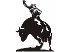  Bull Rider Full Bucking C U 1 Decal